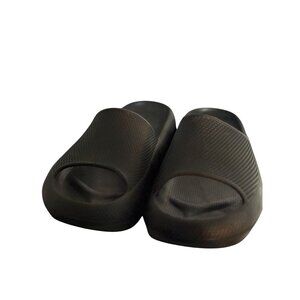 Cool Black Slide Sandals Slip-On Breathable Indoor/Outdoor Footwear